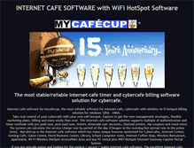 Tablet Screenshot of mycafecup.com